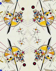 silk scarf wassily kandinsky 90cm x 90cm classic scarf 60cm x 60cm neck scarf 33cm x 33cm pocket square