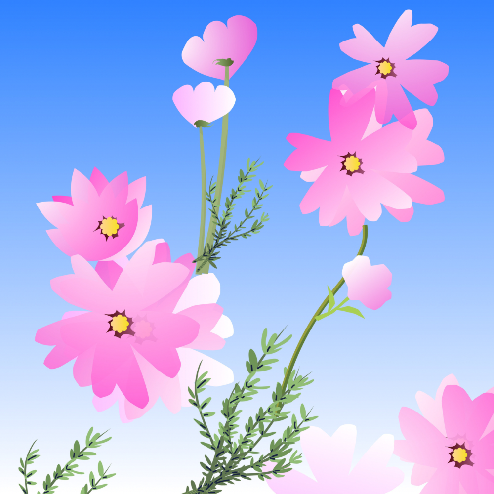 silk scarf pink marguerites 90cm x 90cm classic scarf 60cm x 60cm neck scarf