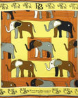 Italian silk scarf by Ruggiero Bignardi 90cm x 90cm